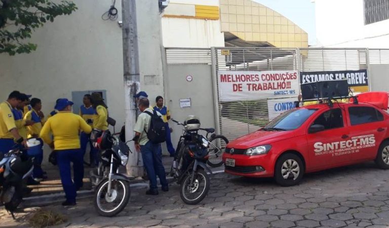 Trabalhadores do Centro de Distribuição dos Correios de Corumbá paralisam por falta de condições de trabalho