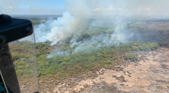 Força-tarefa intensifica combate às queimadas no Pantanal