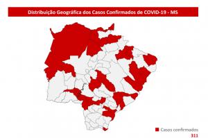Mato Grosso do Sul já registra coronavírus em 25 municípios; veja quais