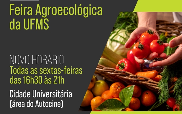 Feira Agroecológica da UFMS será realizada em novo horário a partir desta sexta, 24