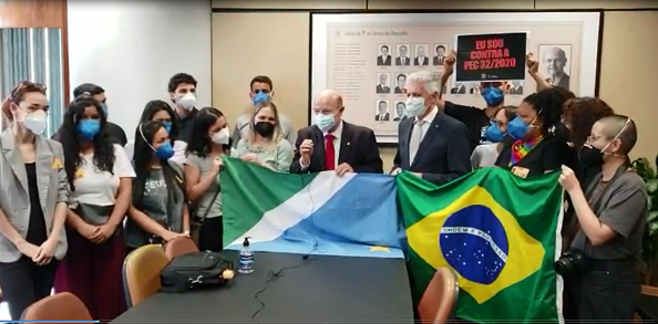 Futuro dos jovens também está em jogo: estudantes em Brasília contra a PEC 32