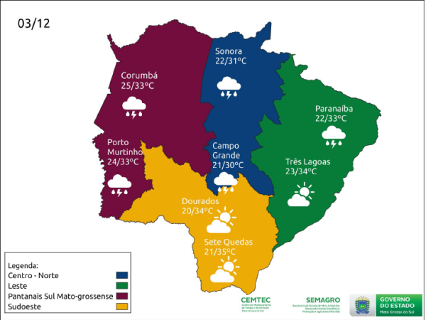 Dezembro terá influência do La Niña e estiagem pode ser acentuada em MS