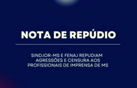 Após agressões a jornalistas em frente ao CMO, em Campo Grande, sindicato repudia ataques a profissionais da imprensa