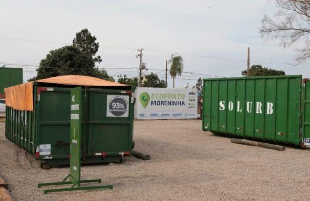 Ecopontos em Campo Grande: prefeita veta projeto que aumenta a quantidade permitida de resíduos descartados
