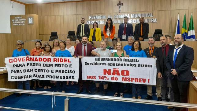 Situação dos aposentados e pensionistas de MS foi debatida em Água Clara; Câmara aprova moção de apoio ao movimento contra os 14% de desconto