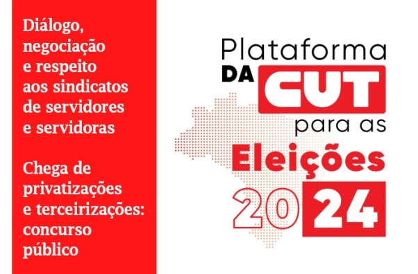 CUT defende concursos e mesa de diálogo entre prefeituras e servidores públicos