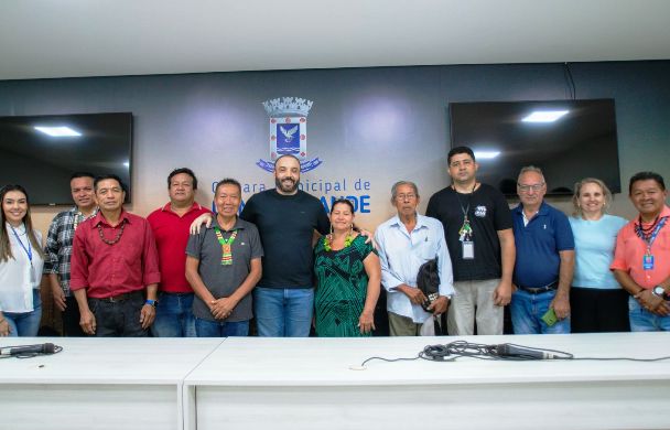 Campo Grande: lideranças indígenas das aldeias urbanas Água Bonita, Tarsila do Amaral e Anache solicitam na Câmara apoio para construção de Escola Intercultural