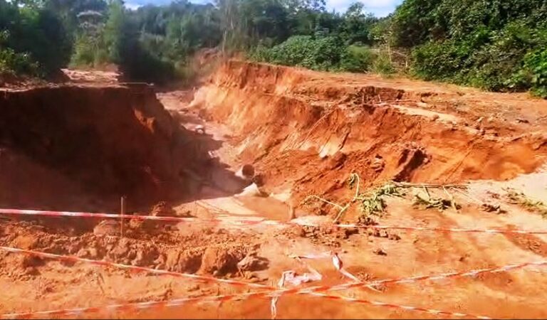 Campo Grande: nova cratera na Chácaras dos Poderes deixa por um fio acesso e eventos já são cancelados