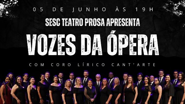 Com ingressos esgotados Coro Lírico Cantarte se apresenta no Teatro do Sesc Horto nesta quinta (5) Com ingressos esgotados Coro Lírico Cantarte se apresenta no Teatro do Sesc Horto nesta quinta (5)