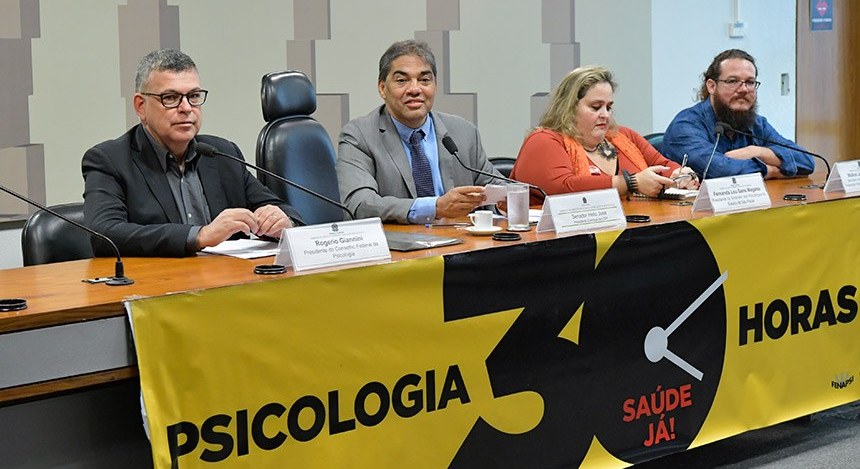 Redução da jornada de trabalho de Psicólogos foi debatida hoje no Senado