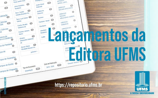 Últimas publicações da Editora UFMS podem ser acessadas gratuitamente; meio ambiente, direito e tradução literária são temas de livros