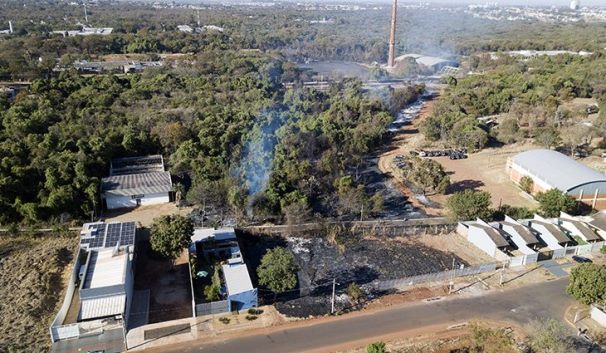 Incêndio no Parque dos Poderes foi criminoso; Polícia Civil já localizou e ouviu suspeito