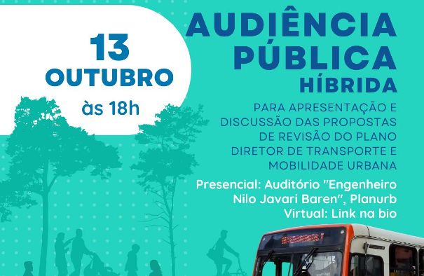 Campo Grande: revisão do Plano Diretor de Transporte e Mobilidade será discutido em audiência no dia 13