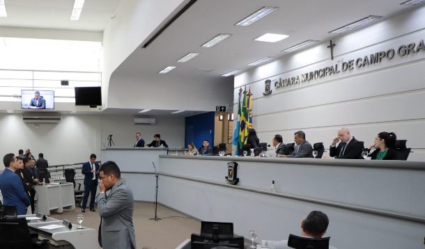 Vereadores de Campo Grande votam três projetos de lei e dois vetos da prefeita, nesta terça (4)