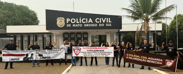 Paralisação dos Policiais Civis de MS: governo envia proposta após nova greve; veja aqui o que governo estadual propõe